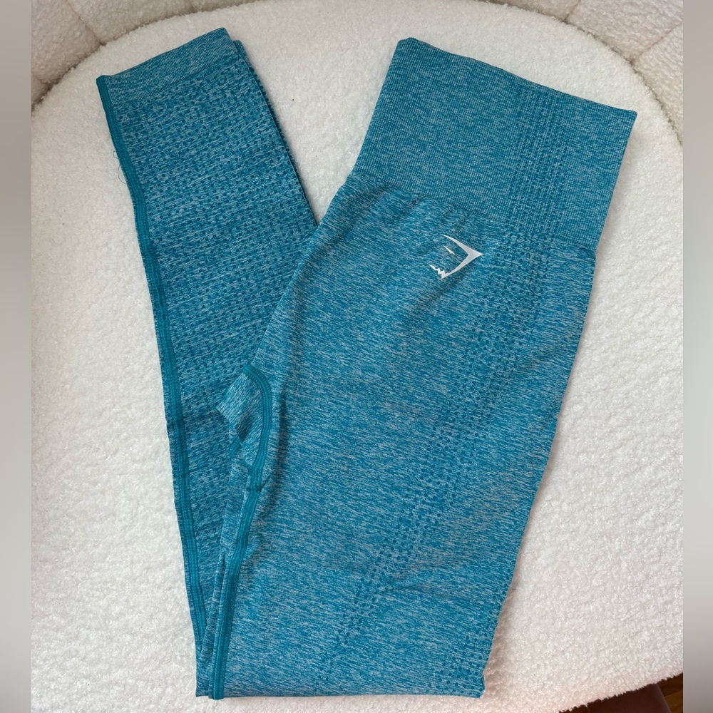 Gymshark Vital Seamless OG Teal Leggings in Size Small